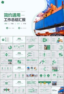 物流运输快递行业总结计划PPT