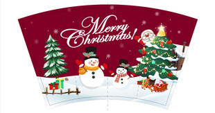 圣诞主题装饰图案设计