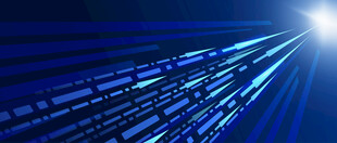 方向箭头光线蓝色未来科技背景