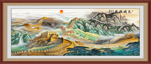 长城山水画