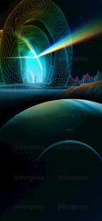 高级科幻科技背景