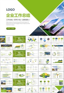太阳能清洁能源光伏产业PPT