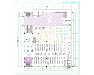 超市图纸平面图纸