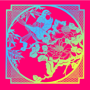 中式花鸟图案设计