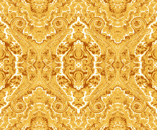 金色华丽对称花纹图案