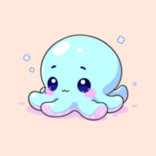 可爱小章鱼插画