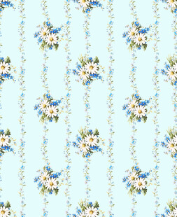 清新花卉图案背景图