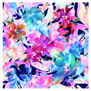 多彩花卉图案设计