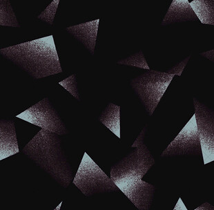 黑色几何三角抽象图案