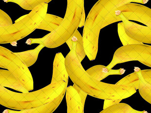黄色香蕉排列图案