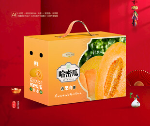 哈密瓜包装 水果礼盒