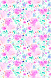 粉色花卉图案背景纹理