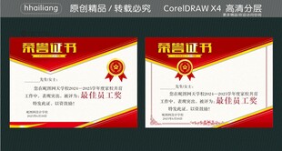 荣誉证书 最佳奖