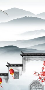 别墅 奢雅中式玄关 TIF分层