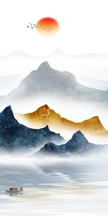 高雅 中式玄关新画 TIF分层