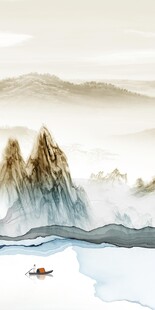 极简 意境玄关新画 TIF分层