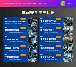 车间宣传标语展示