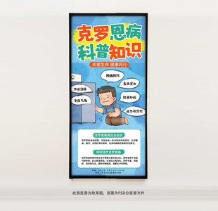 克罗恩病科普知识海报