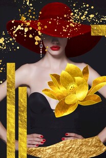 时尚美女装饰画