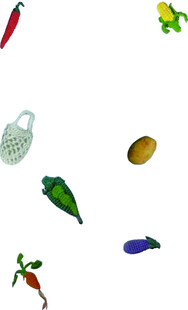 多样新鲜蔬菜集合展示