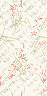 中式花卉图案纹理背景
