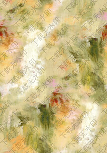 抽象花卉水彩纹理图案