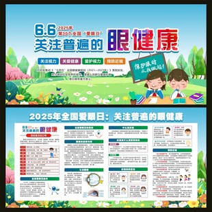 2025年全国爱眼日宣传栏