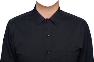 男黑色衬衫衣服素材