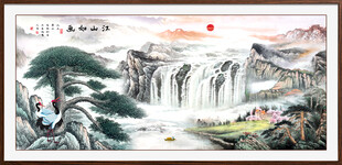 国画江山如画