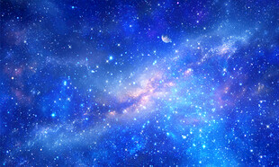 蓝色宇宙星空