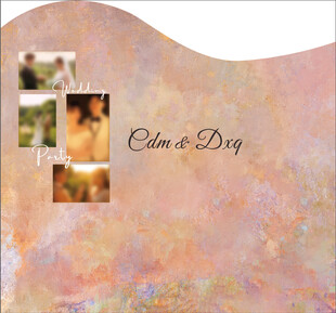 莫奈油画婚礼迎宾照片墙