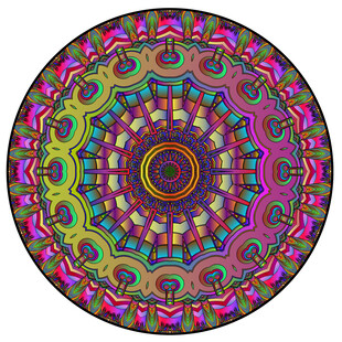 圆形教堂玻璃天花吊顶