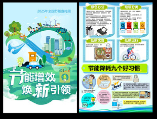 全国节能宣传周海报