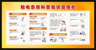 触电急救科普知识宣传栏