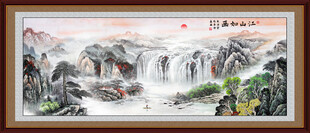 国画山水装饰画