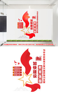 教育强国文化墙