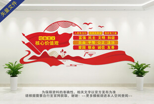 社会主义核心价值观文化墙