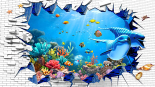 海底世界创意壁画