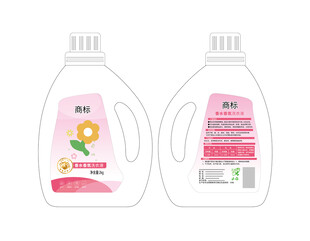 洗衣液标签