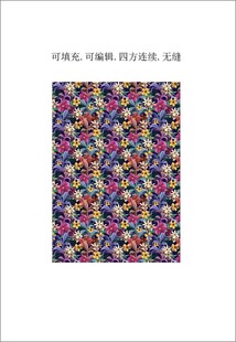 热带植物花卉图案  女装印花