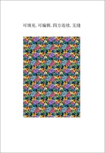 植物花卉图案  女装印花 