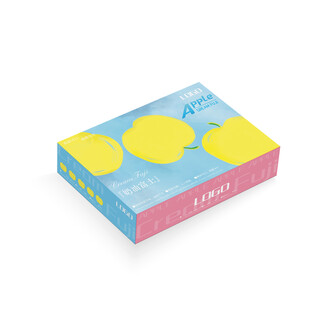 清新苹果包装 奶油富士平面图