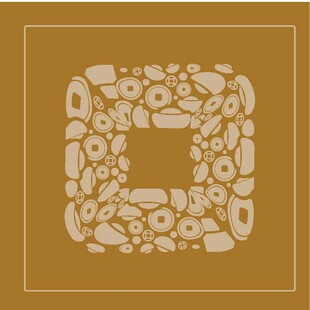 方形几何图案装饰元素