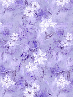 淡紫色花卉图案背景