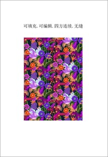 花卉花朵图案  女装印花  