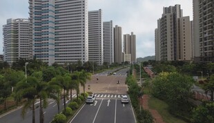 城市高楼景观俯瞰图