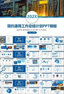 钢铁行业年终总结新年计划ppt
