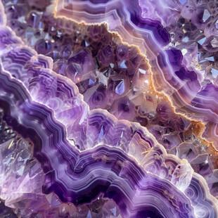 紫色玛瑙纹理特写