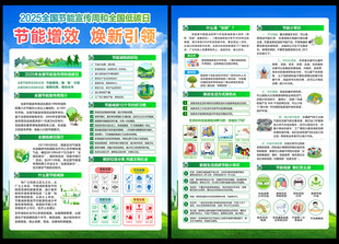 节能周宣传单