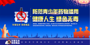 防范青少年药物滥用宣传展板
